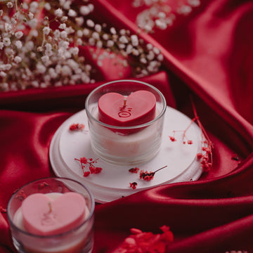 Valentine's Candle | Heart Shape Scented Candle Set Of 2