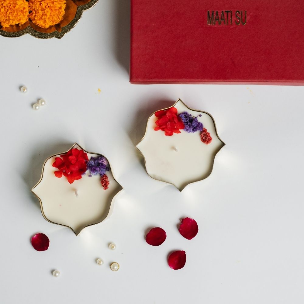 Manikarnika | Brass Container | Scented Soy Wax Candle