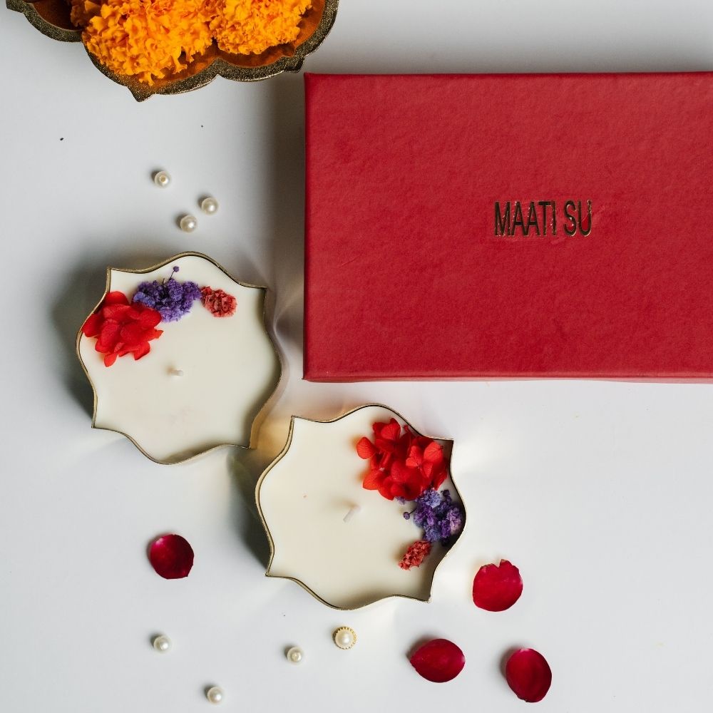 Manikarnika | Brass Container | Scented Soy Wax Candle