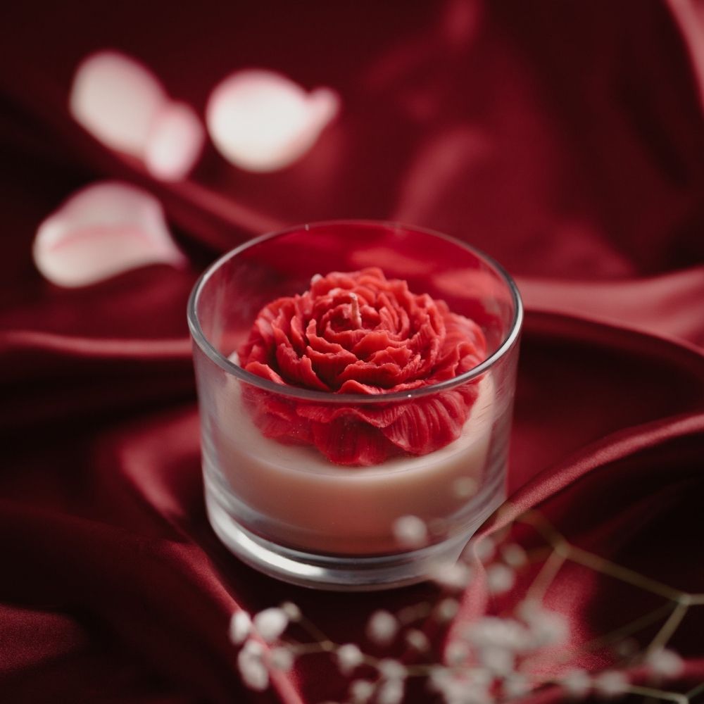 Valentine’s Peony Candle | Scented Soy Wax Candle