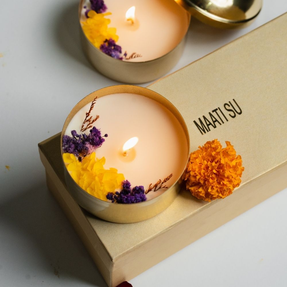 Nirvana | Brass Container | Scented Soy Wax Candle