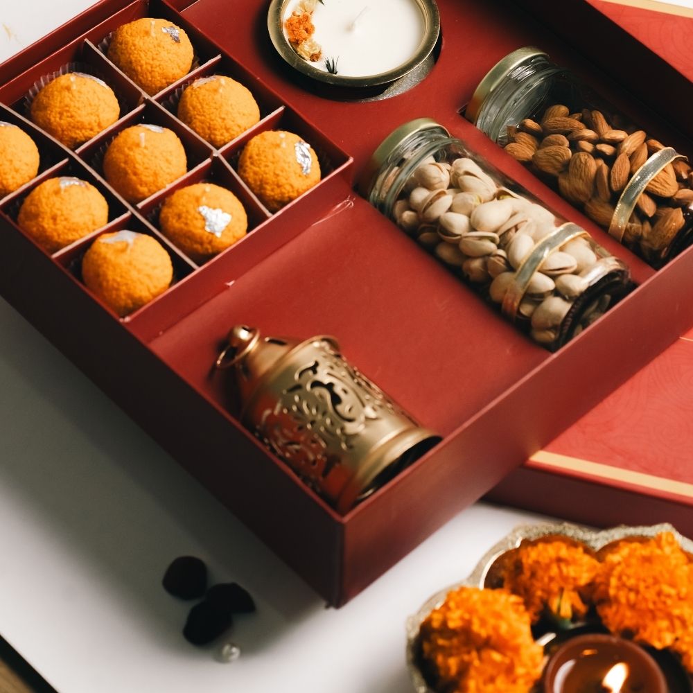 Diwali Glow Candle Duo | Akhand Deep in Brass | Buy One Get One