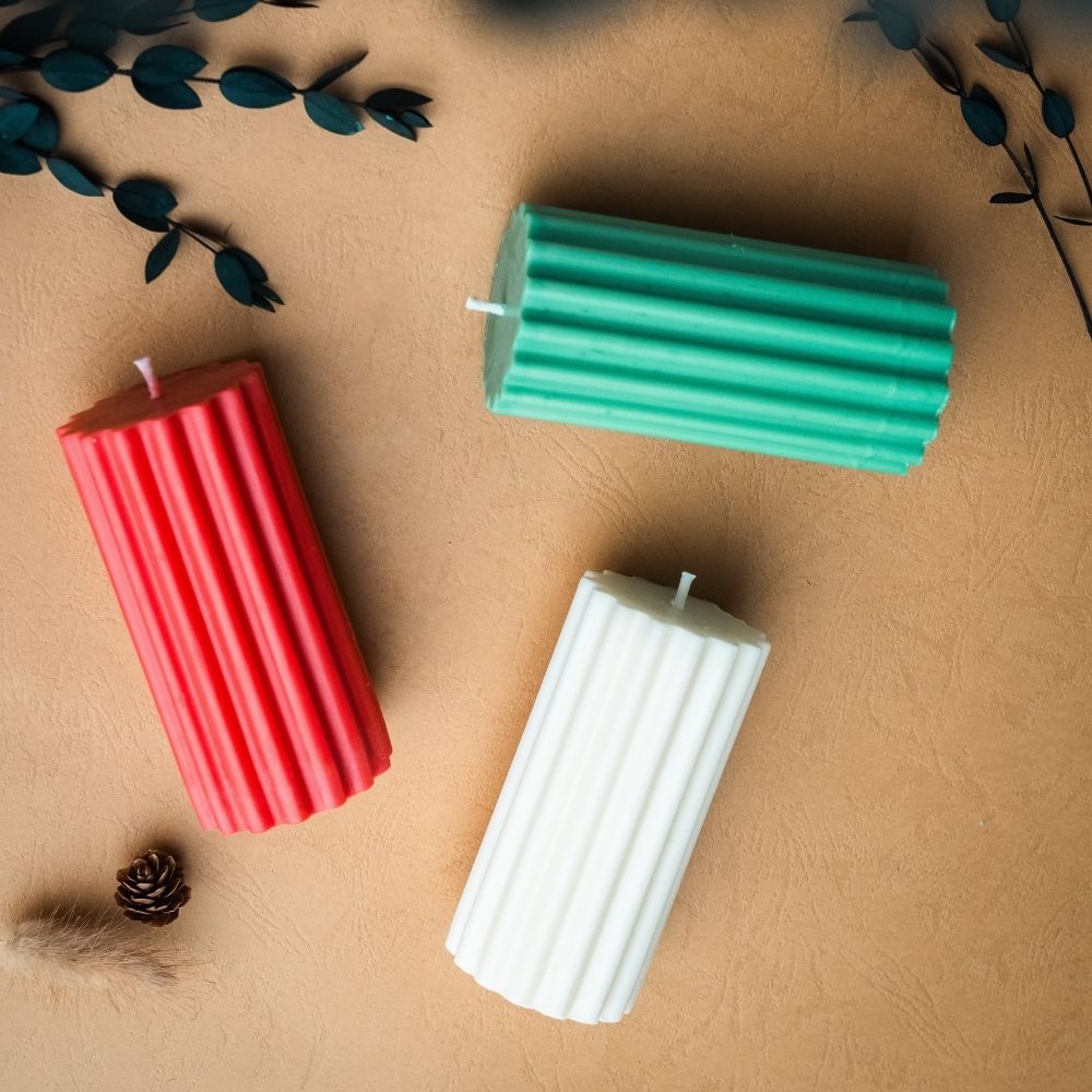 Christmas Ridge Line Candle | Set of 3 | Scented Soy Wax Candle