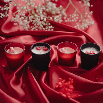 Valentine’s Candle | Set of 4 | Scented Soy Wax Candle