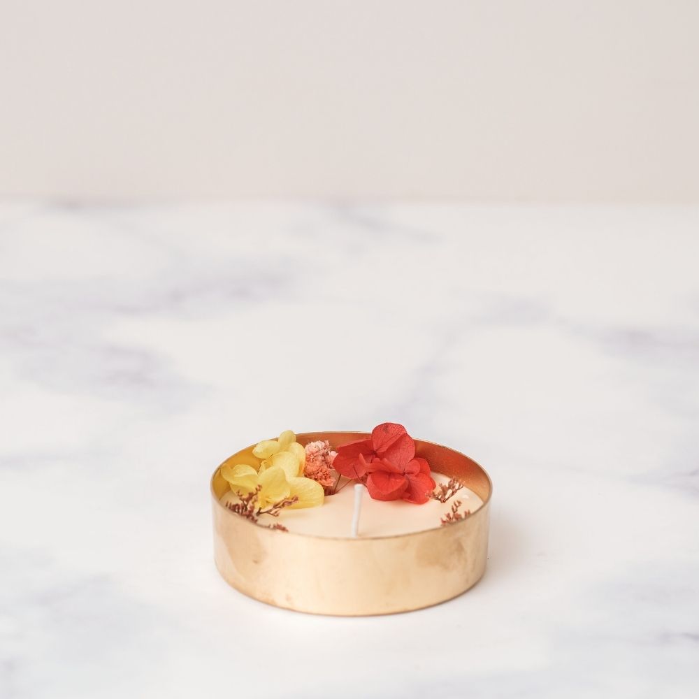 Copper Urli | 3" | Set of 4 | Scented Soy Wax Candle