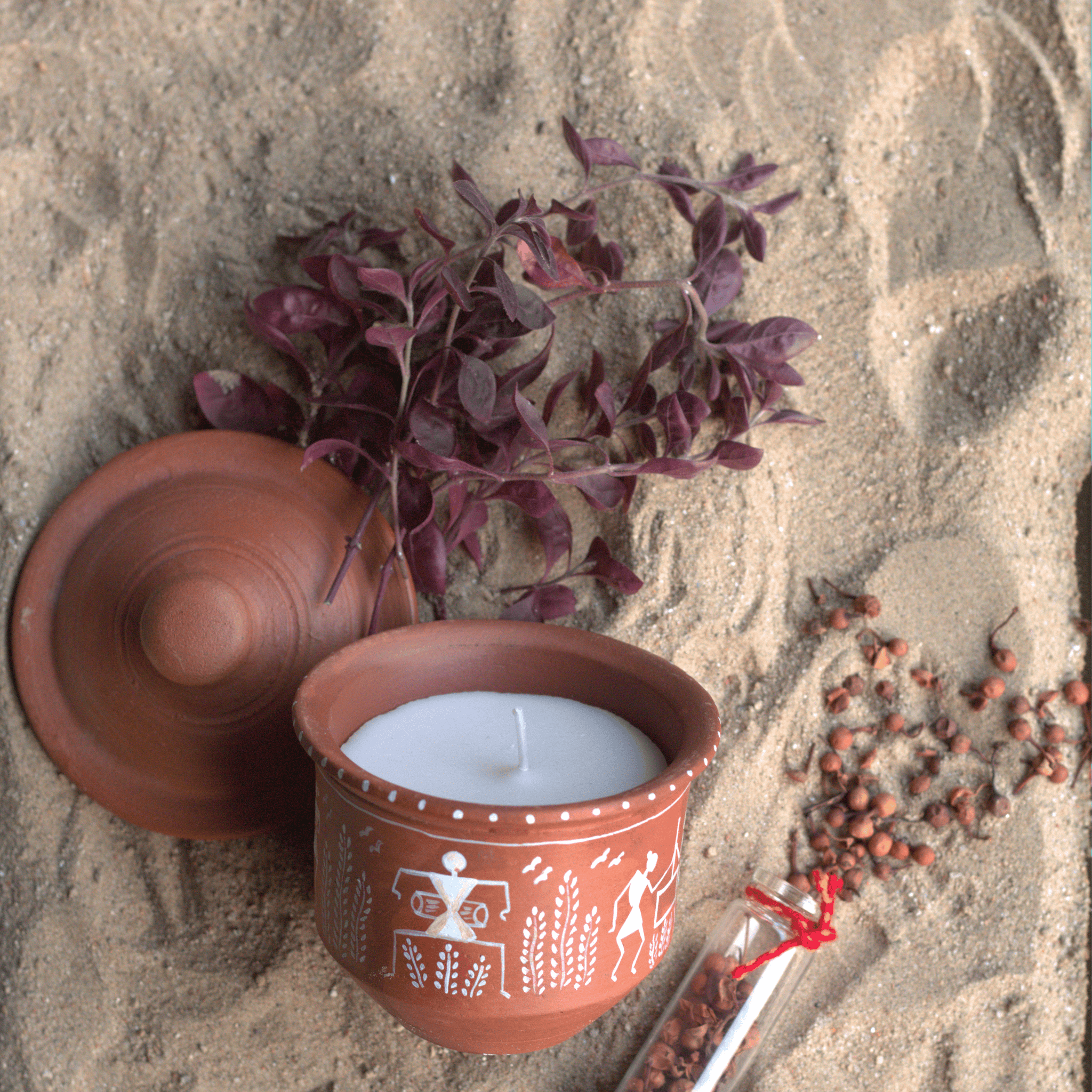 Terracotta Container Candle